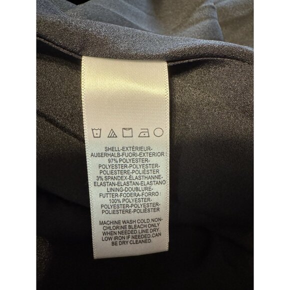 DRESS the POPULATION Catalina Black V-Neck A Line Dress XS 2 4 NEW - Picture 6 of 6